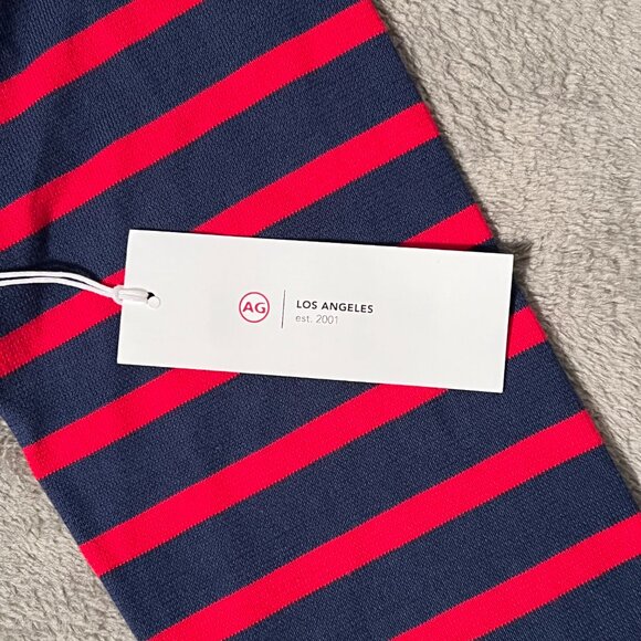 AG Adriano Goldschmied women's top S striped boat neck new with tag - Picture 3 of 11